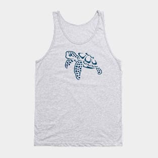 Casual Funny Cute Sea Turtle Ocean Tortoise Tank Top